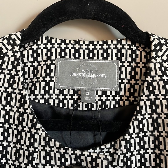 Johnston & Murphy Long Houndstooth Blazer XL - Picture 8 of 10